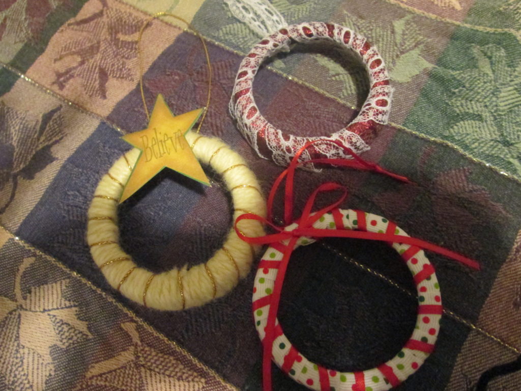 Easy Upcycled Ornaments
